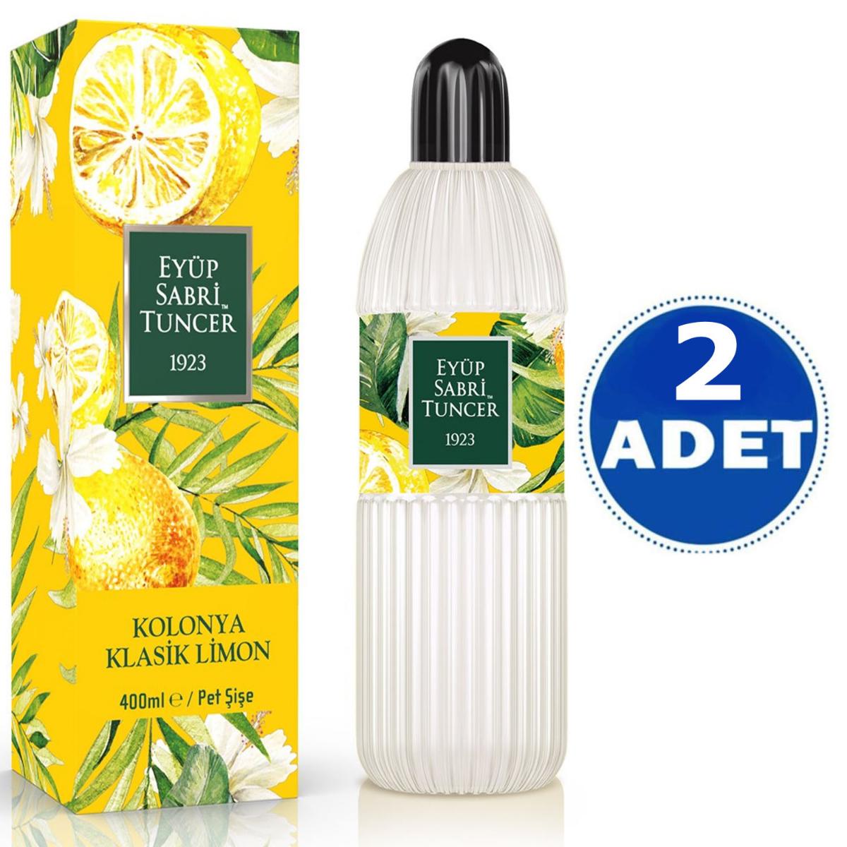 Eyüp Sabri Tuncer Klasik Limon Kolonya 400 ml 2'li