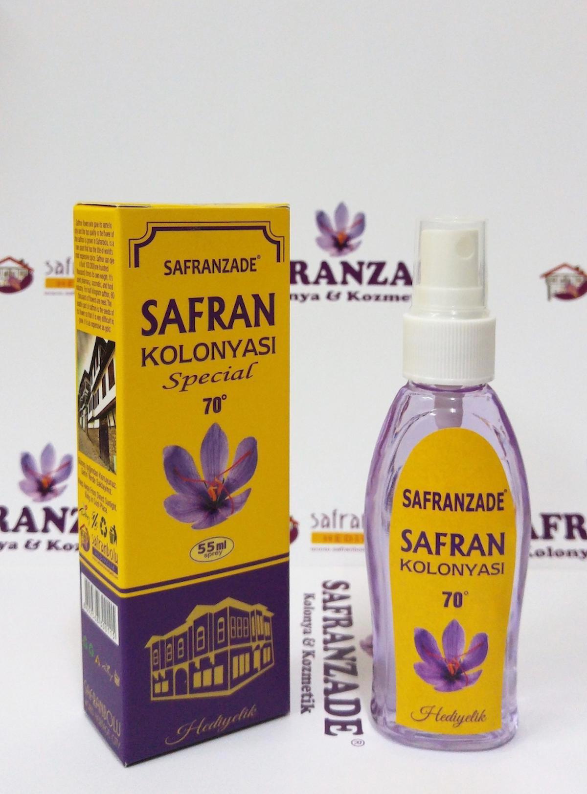 Safranzade Mor Safran Sprey Kolonya 55 ml
