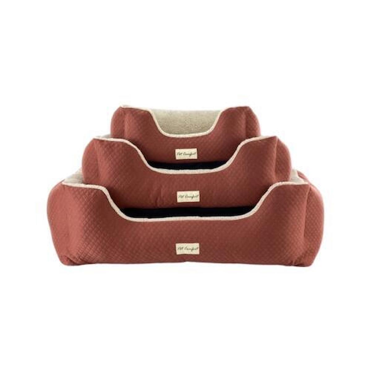 Pet Comfort Echo Mirinda M Orta Irk İç Mekan Köpek Yatağı Ekru-Tarçın