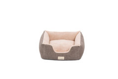Pet Comfort Küçük Irk İç Mekan Köpek Yatağı Bej-Kahverengi