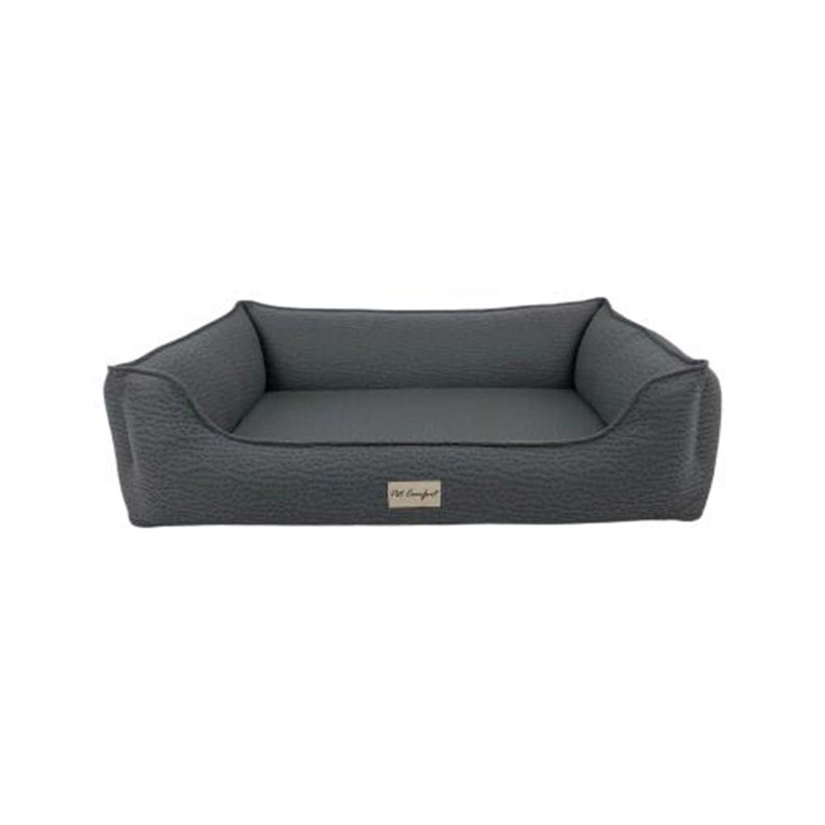 Pet Comfort Bravo Siena XL Ortopedik Büyük Irk İç Mekan Köpek Yatağı Gri