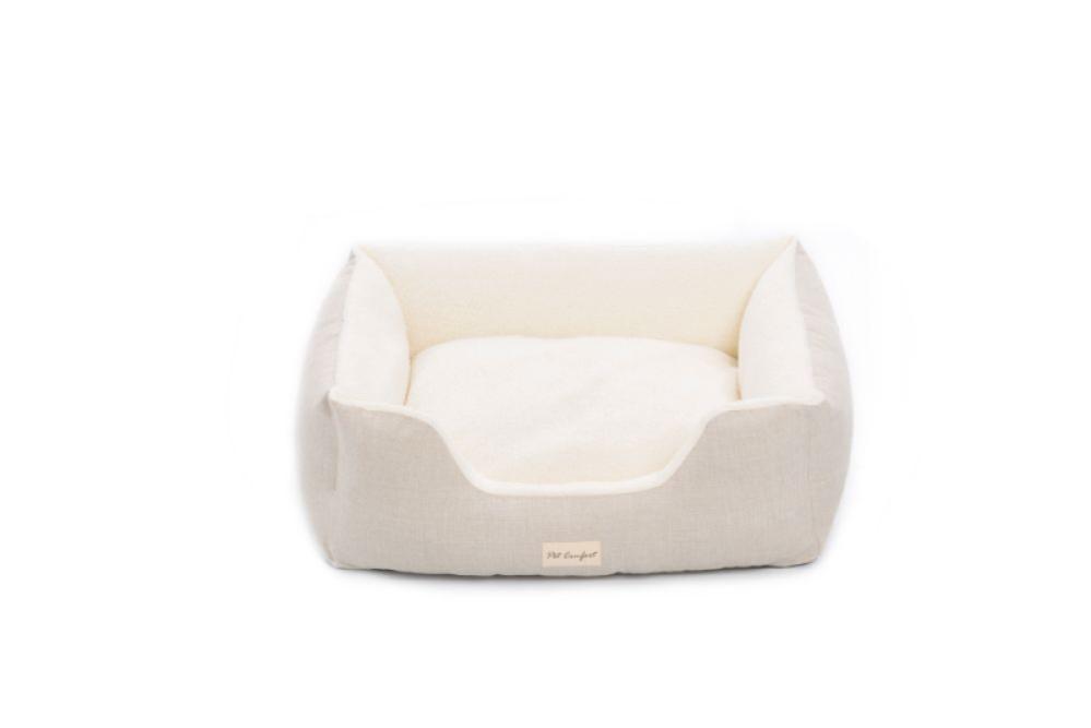Pet Comfort Echo Varro 12 M Orta Irk İç Mekan Köpek Yatağı Ekru