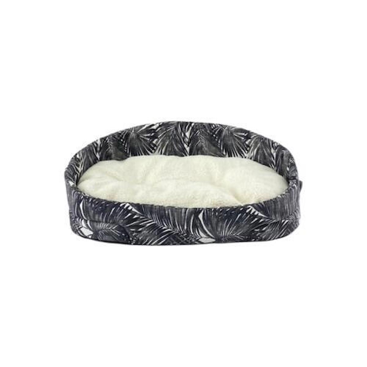 Pet Comfort Küçük ve Orta Irk İç Mekan Köpek Yatağı Beyaz-Siyah