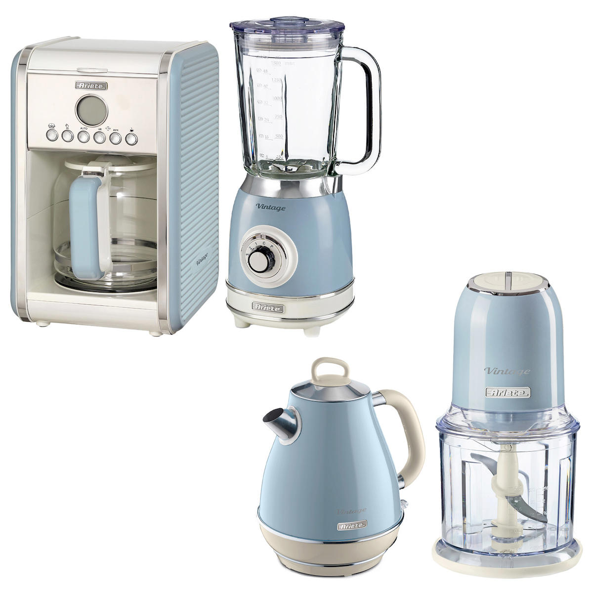 Ariete 0.8 lt Turbolu Çift Bıçaklı Sürahili Blender İnox
