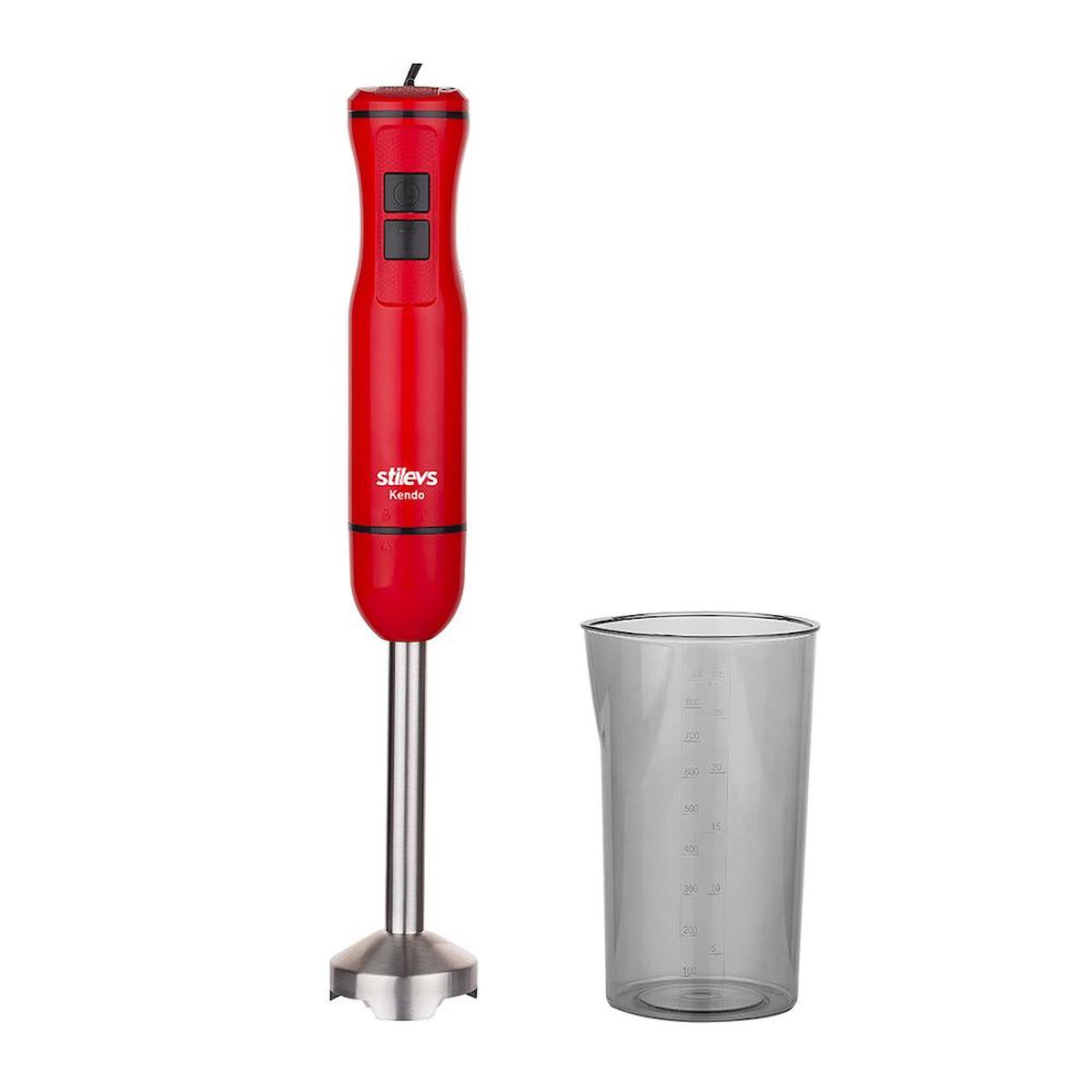 Stilevs Kendo Turbolu 4 Bıçaklı El Blender Kırmızı