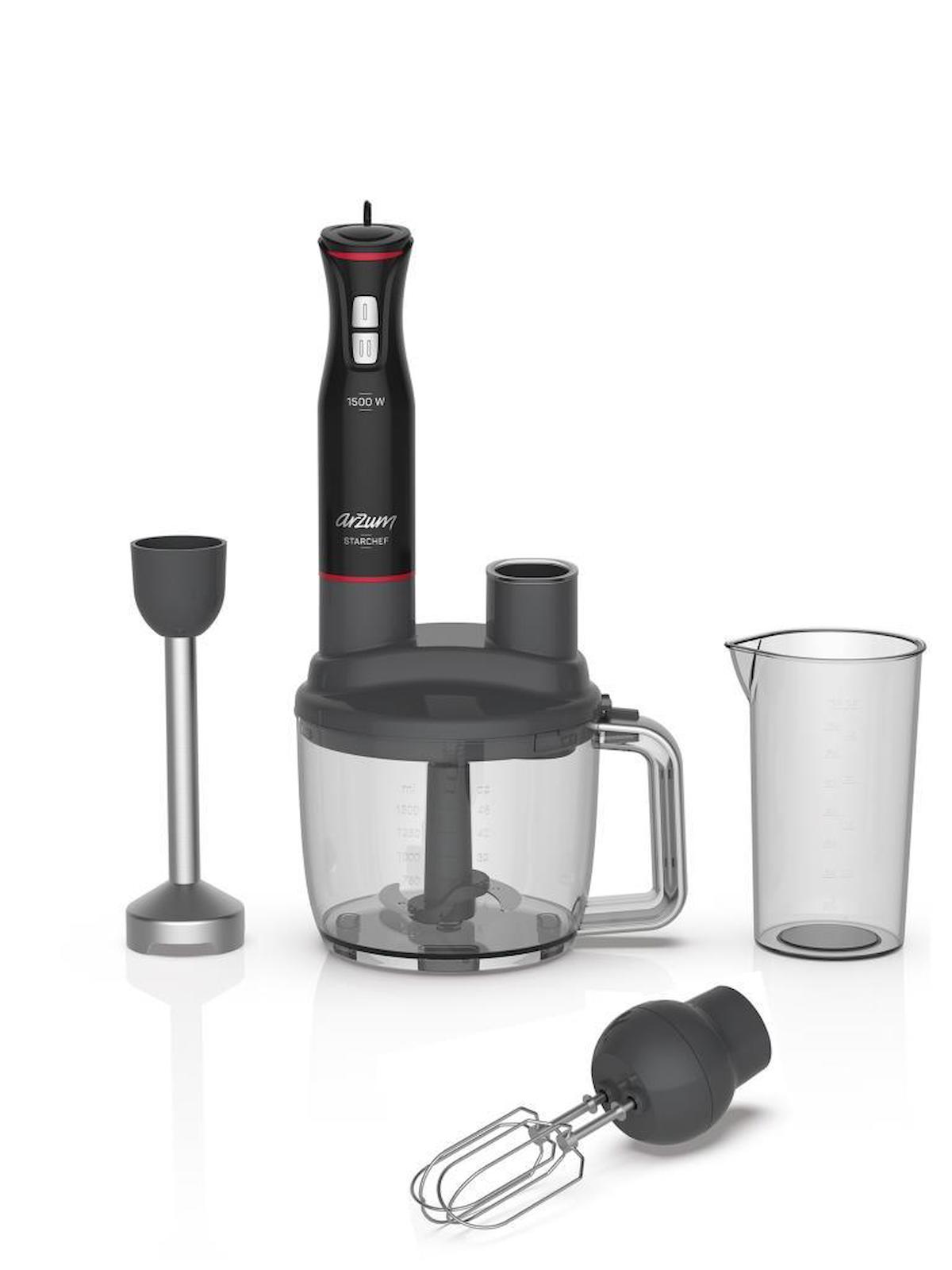 Arzum Ar1137 800 ml Çift Bıçaklı Blender Seti Gri