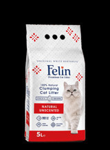 Felin Kokusuz Topaklanan İnce Taneli Bentonit Kedi Kumu 5 lt