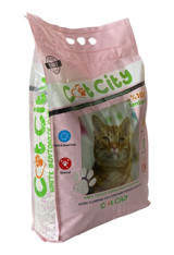 Cat City Bebek Pudralı Topaklanan İnce Taneli Bentonit Kedi Kumu 10 lt