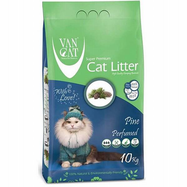 Van Cat Çam Kokulu Topaklanan İnce Taneli Bentonit Kedi Kumu 2 x 10 kg
