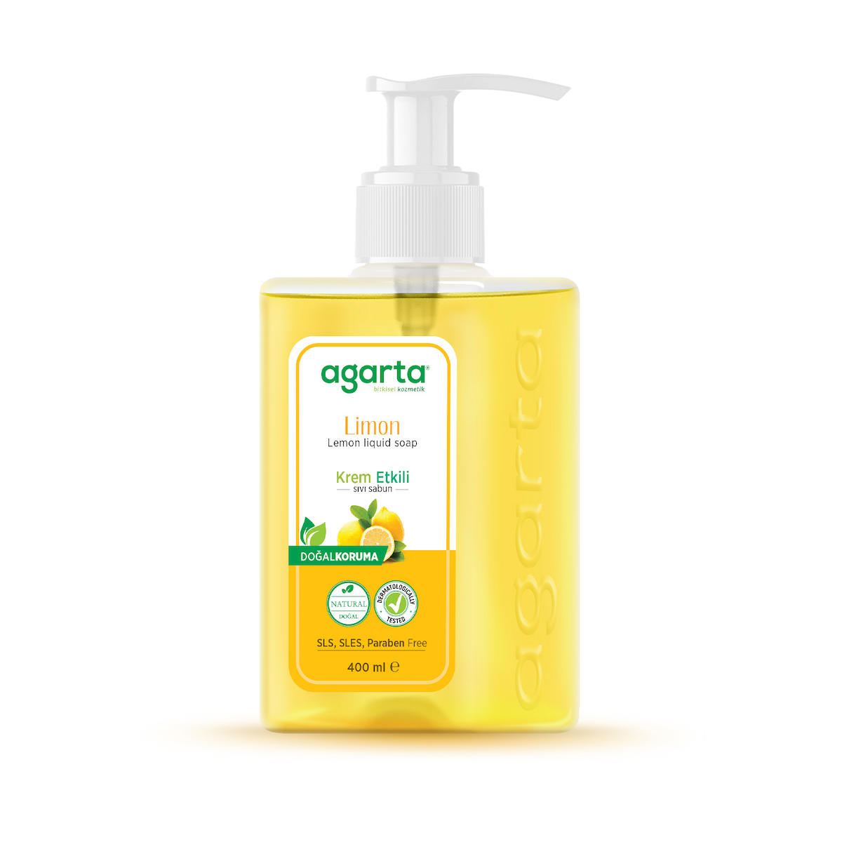 Agarta Limonlu Sıvı Sabun 400 ml Tekli