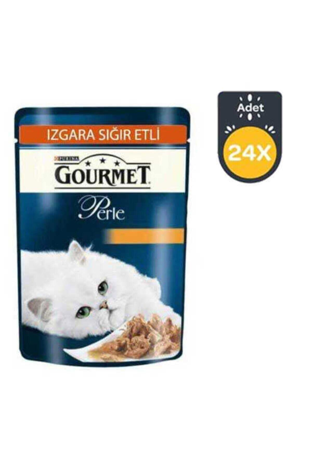 Purina Perle Sığır Etli Yetişkin Yaş Kedi Maması 24x85 gr