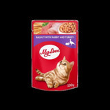 My Love Hindi Etli ve Tavşanlı Yetişkin Yaş Kedi Maması 100 gr