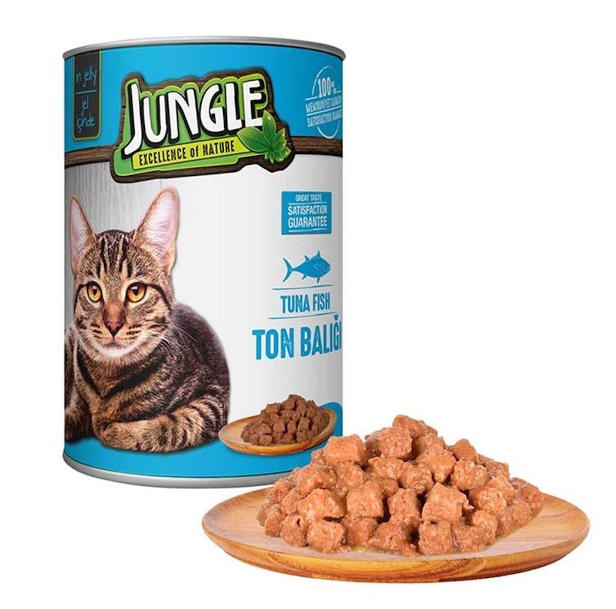 Jungle Excellence Of Nature Ton Balıklı Yetişkin Yaş Kedi Maması 415 gr