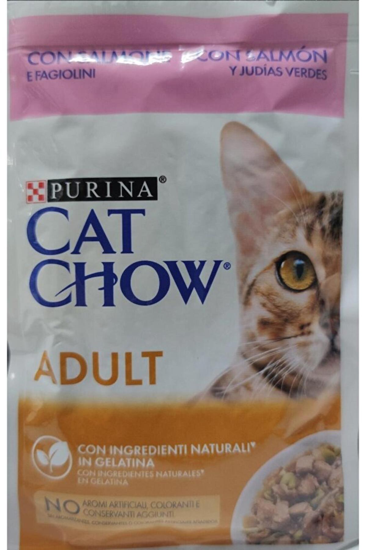 Purina Cat Chow Somonlu Yetişkin Yaş Kedi Maması 26x85 gr
