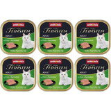 Animonda Vom Feinsten Hindi Etli ve Tavşanlı Yetişkin Yaş Kedi Maması 6x100 gr