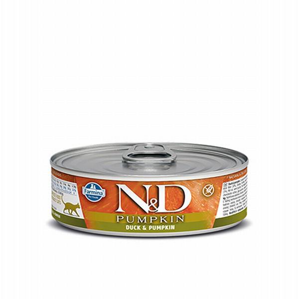 N&D Pumpkin Ördekli Yetişkin Yaş Kedi Maması 80 gr