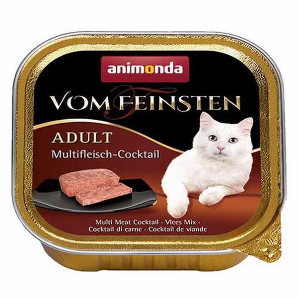 Animonda Vom Feinsten Karışık Etli Yetişkin Yaş Kedi Maması 6x100 gr