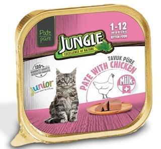 Jungle Excellence Of Nature Tavuklu Ezme Yavru Yaş Kedi Maması 100 gr