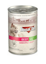 Bonacibo Chunks In Jelly Dana Etli Jöleli Yetişkin Yaş Kedi Maması 400 gr