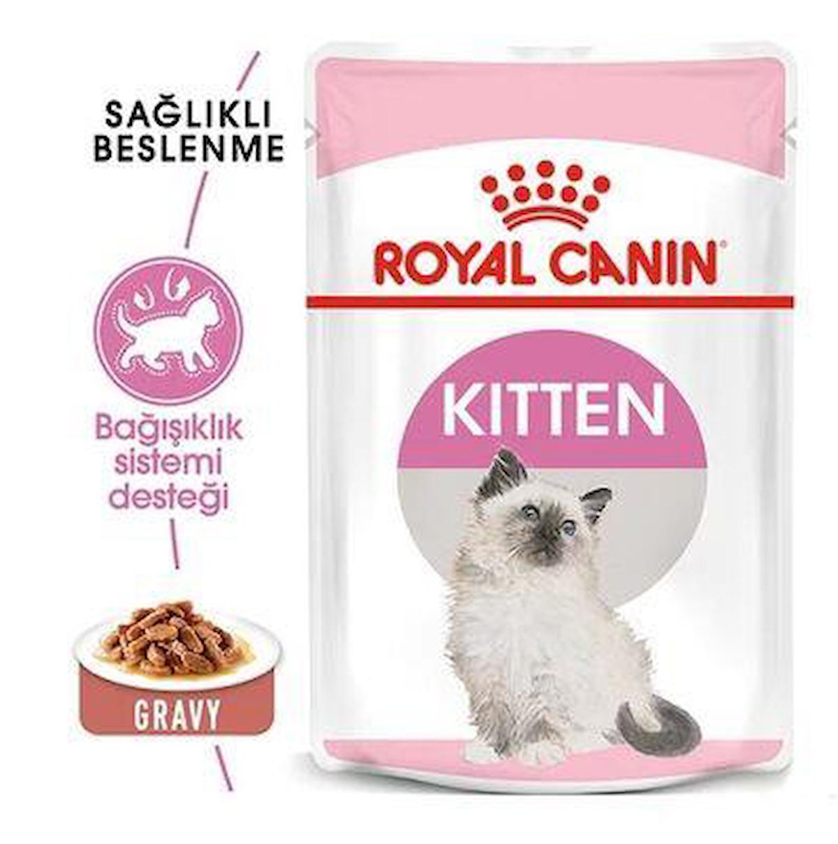 Royal Canin Kitten Etli Yavru Yaş Kedi Maması 85 gr