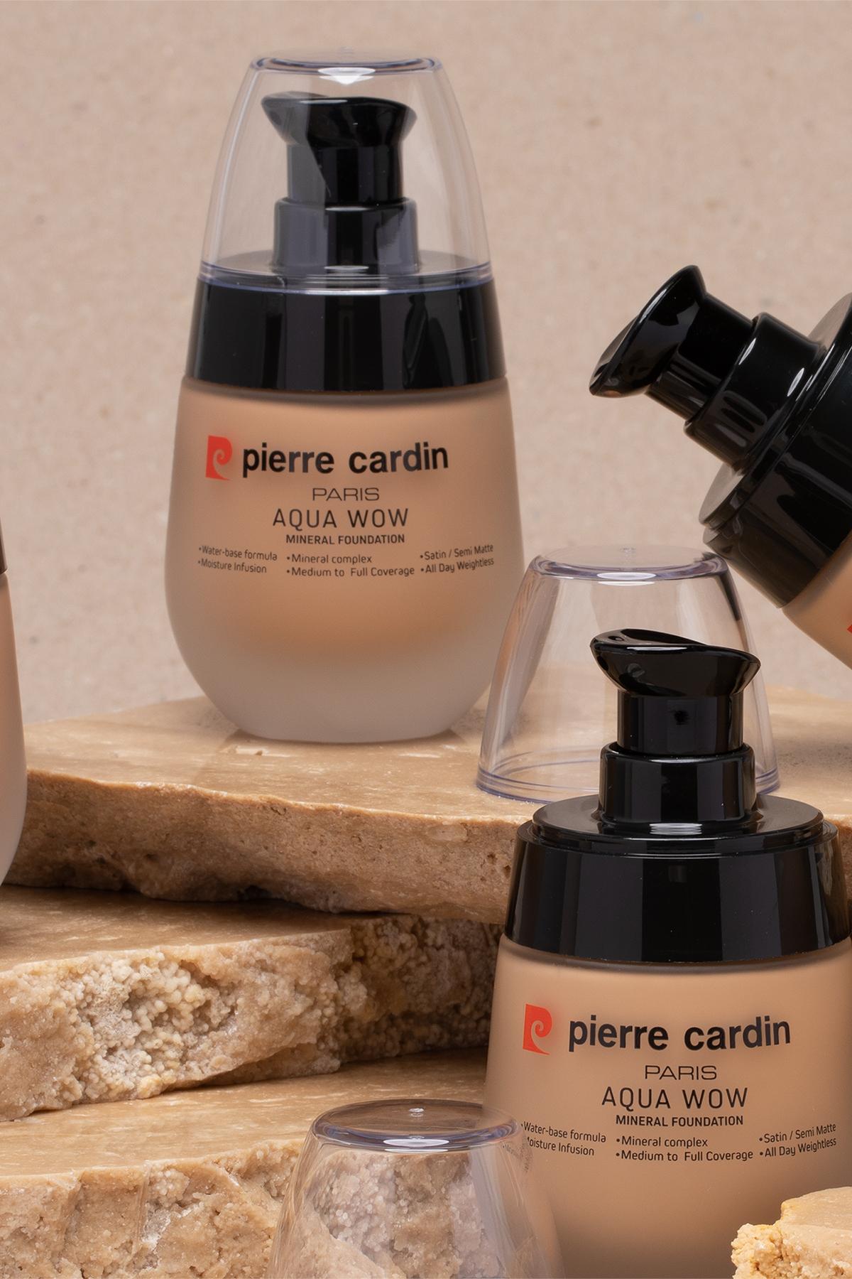 Pierre Cardin Aqua Wow Rose Skin with Neutral Beige Su Bazlı Krem Tüp Fondöten 30 ml
