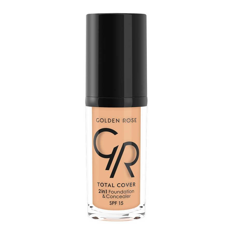 Golden Rose Total Cover 2 in 1 7 Likit Serum Fondöten 30 ml