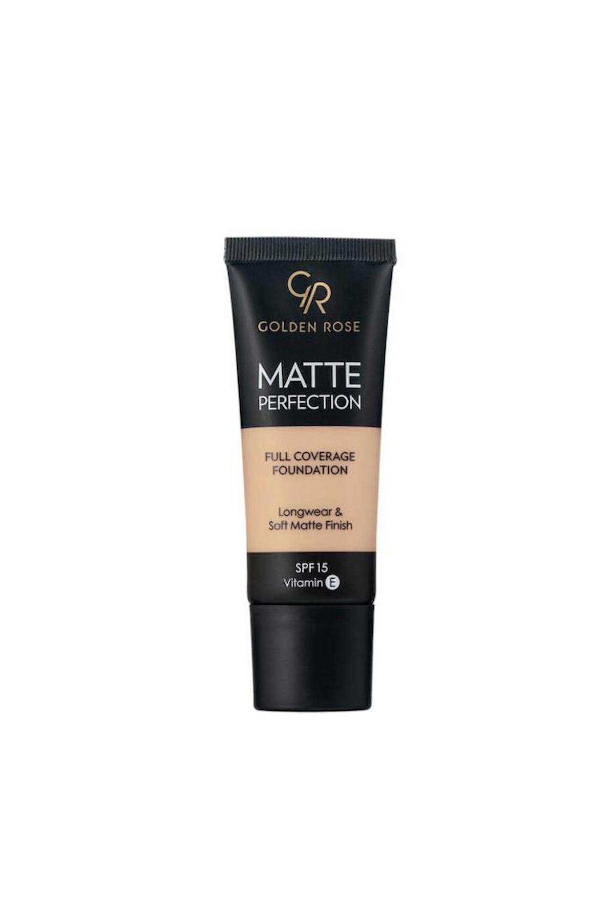 Golden Rose Matte Perfection Full Coverage Natural 4 Likit Serum Fondöten 30 ml