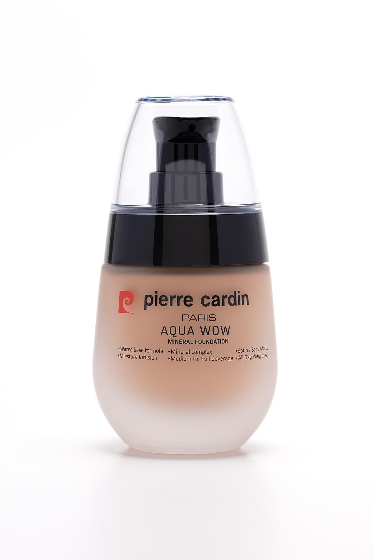 Pierre Cardin Aqua Wow Tawny Beige with Warm Neutral Su Bazlı Krem Tüp Fondöten 30 ml
