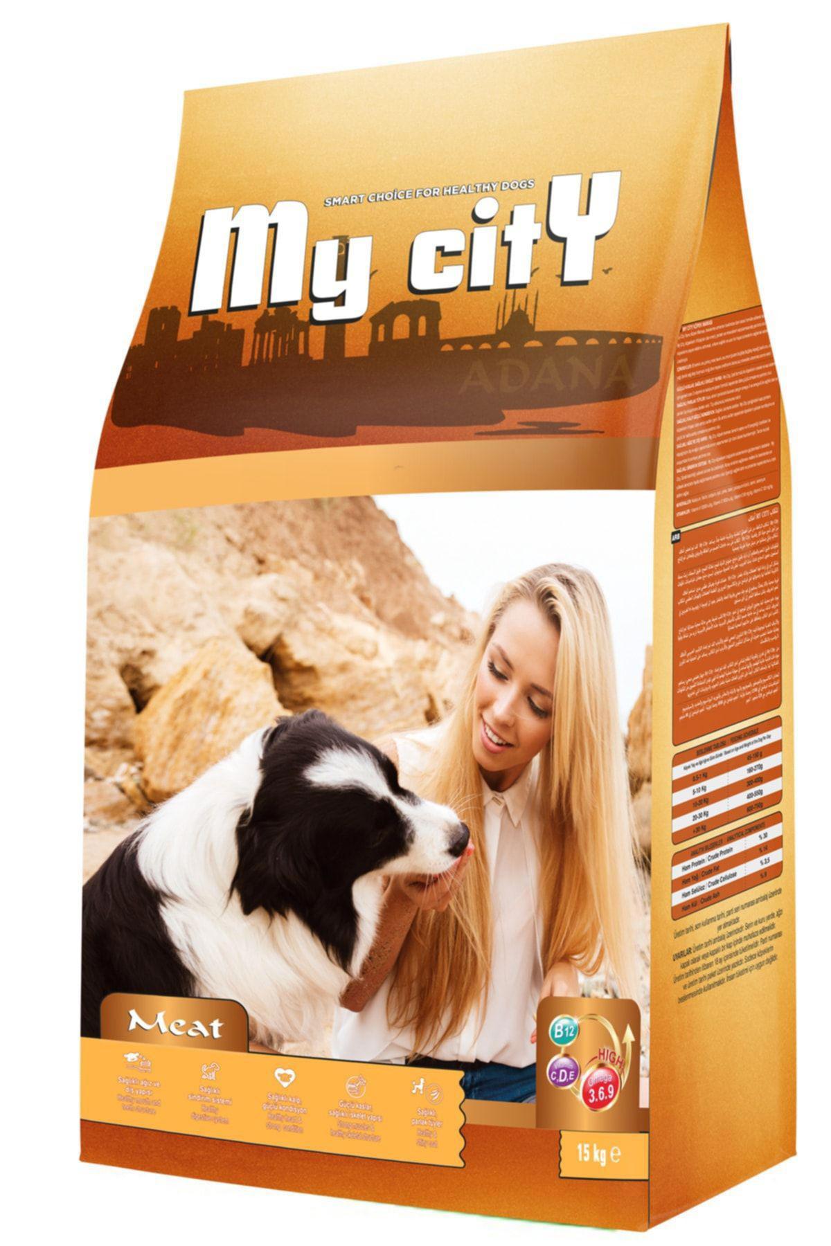 My City Sığır Etli Tüm Irklar Yetişkin Kuru Köpek Maması 15 kg