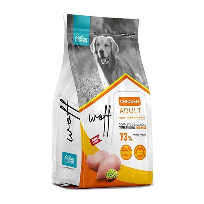 Woff Super Premium Tavuklu Tüm Irklar Yetişkin Kuru Köpek Maması 12 kg