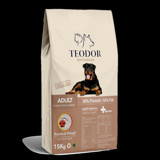 Teodor Rottweiler Kuzu Etli ve Pirinçli Tüm Irklar Yetişkin Kuru Köpek Maması 15 kg