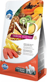 N&D Tropical Selection Ananaslı ve Somonlu Büyük ve Orta Irk Yetişkin Kuru Köpek Maması 2 kg