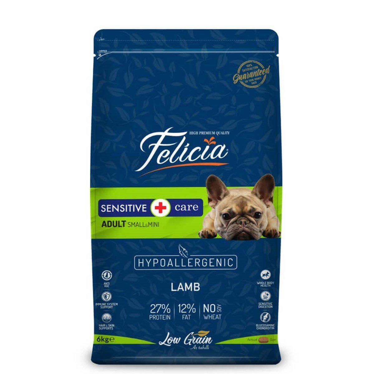 Felicia Sensitive Care Kuzu Etli Küçük Irk Yetişkin Kuru Köpek Maması 6 kg