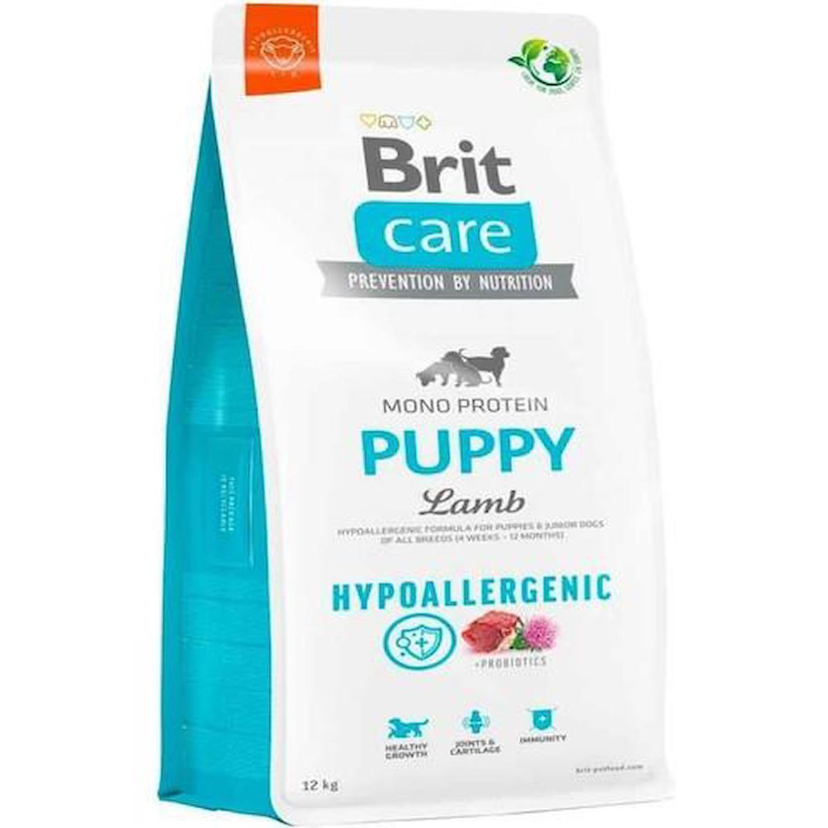 Brit Care Hypoallergenic Kuzu Etli Tüm Irklar Yavru Kuru Köpek Maması 12 kg