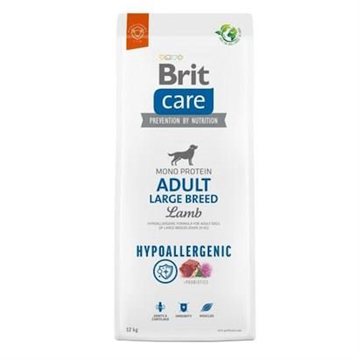Brit Care Hypoallergenic Kuzu Etli Büyük Irk Yetişkin Kuru Köpek Maması 12 kg