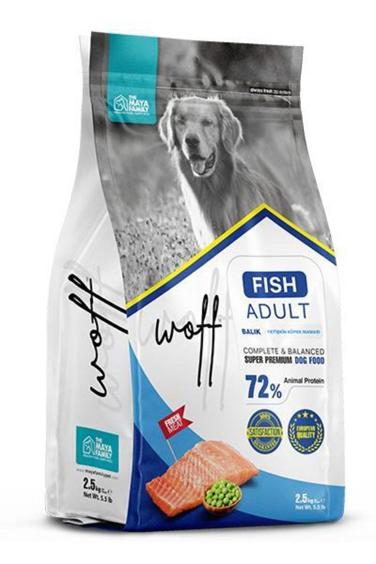 Woff Super Premium Balıklı Tüm Irklar Yetişkin Kuru Köpek Maması 2.5 kg