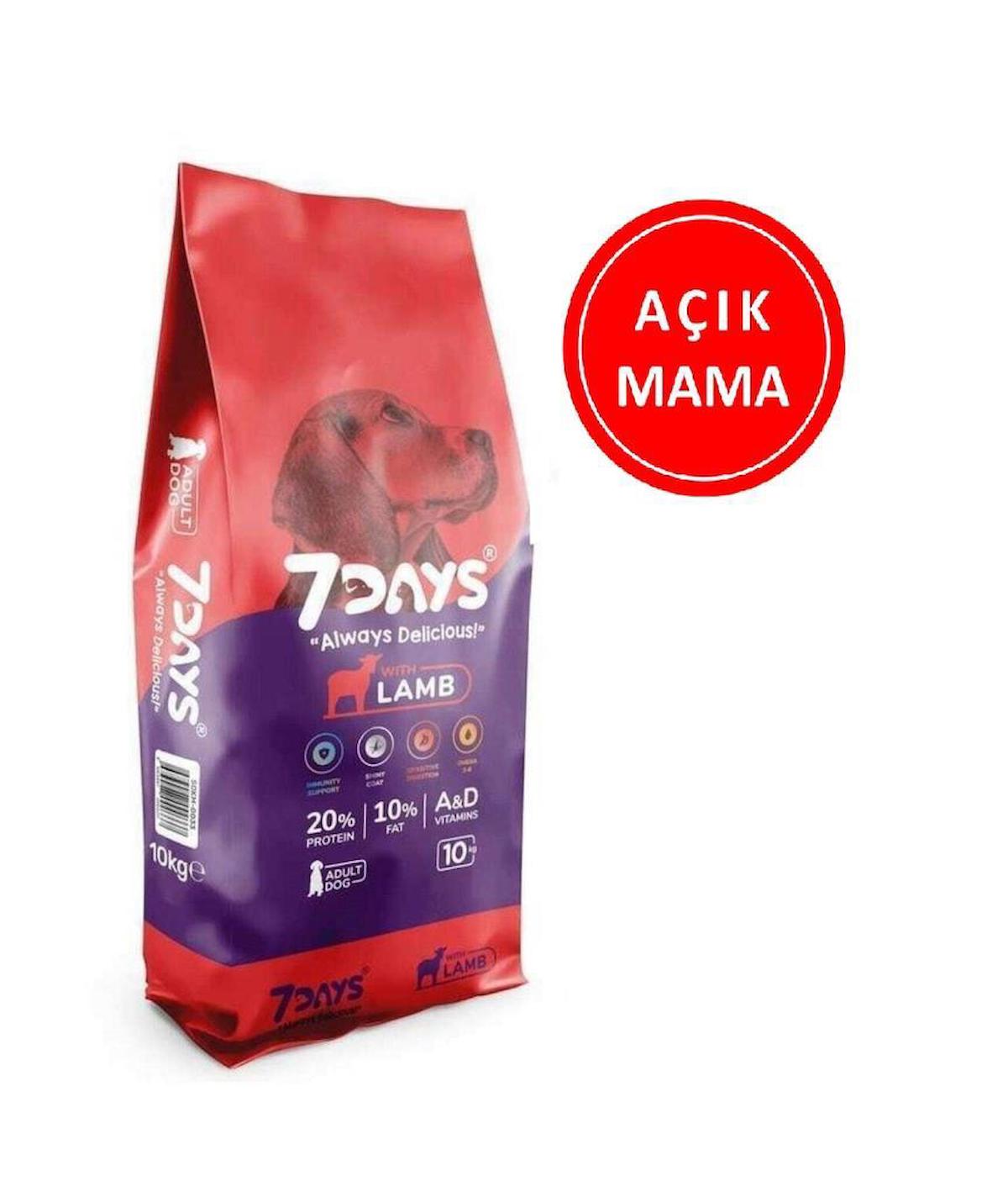 7 Days Kuzu Etli Tüm Irklar Yetişkin Kuru Köpek Maması 1 kg