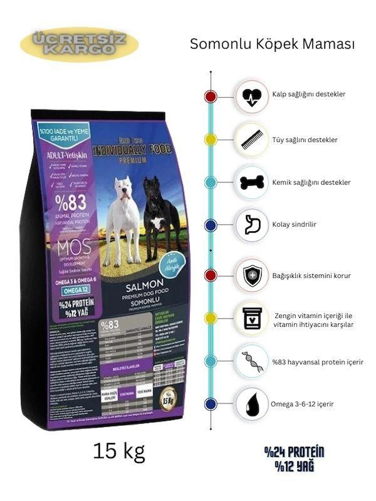 Pro Dog Premium Somonlu Tüm Irklar Yetişkin Kuru Köpek Maması 15 kg