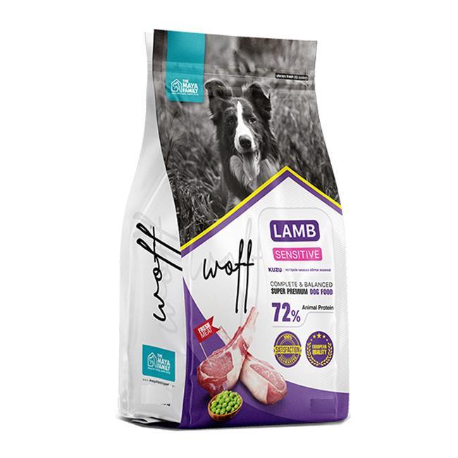 Woff Super Premium Sensitive Kuzu Etli Tüm Irklar Yetişkin Kuru Köpek Maması 2.5 kg