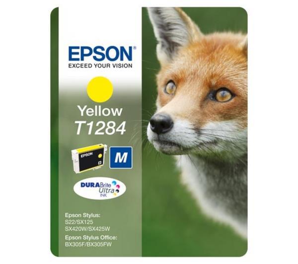 Epson BX305 SX125-425 T12844022 Orijinal Sarı Mürekkep Kartuş
