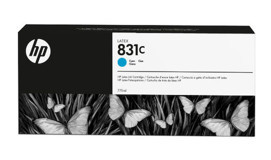 HP 831C CZ695A Orijinal Mavi Mürekkep Kartuş