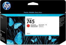HP 745-F9K00A Orijinal Kırmızı Mürekkep Kartuş