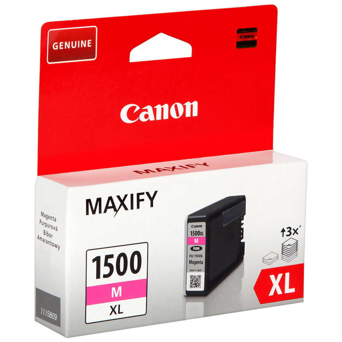 Canon PGI-1500XL Orijinal Kırmızı Mürekkep Kartuş