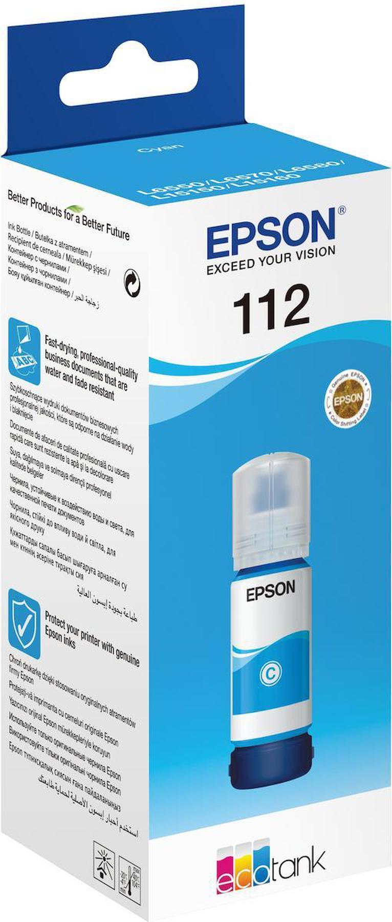 Epson C13T06C24A 112 Orijinal Mavi Mürekkep Kartuş