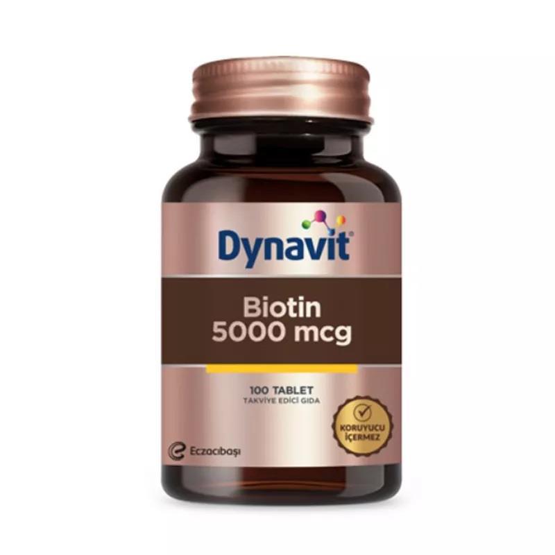 Eczacıbaşı Dynavit Biotin Sade Unisex Vitamin 100 Tablet