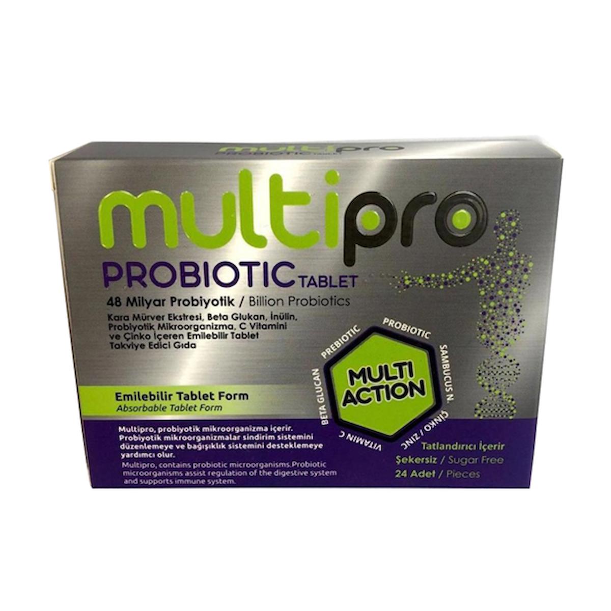 Multipro Glukan Sade Unisex Vitamin 24 Tablet