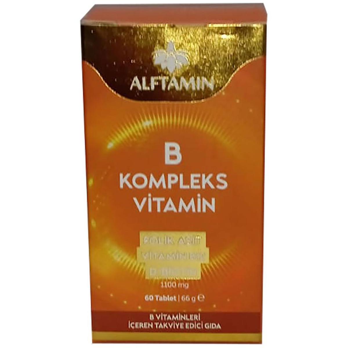 Alftamin Aromasız Unisex Vitamin 60 Tablet
