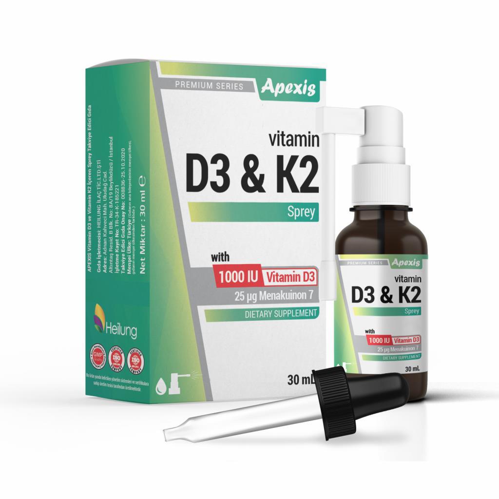 Apexis Vitamin D Sade Unisex 30 ml