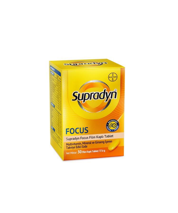 Bayer Supradyn Energy Focus Sade Unisex Vitamin 30 Kapsül