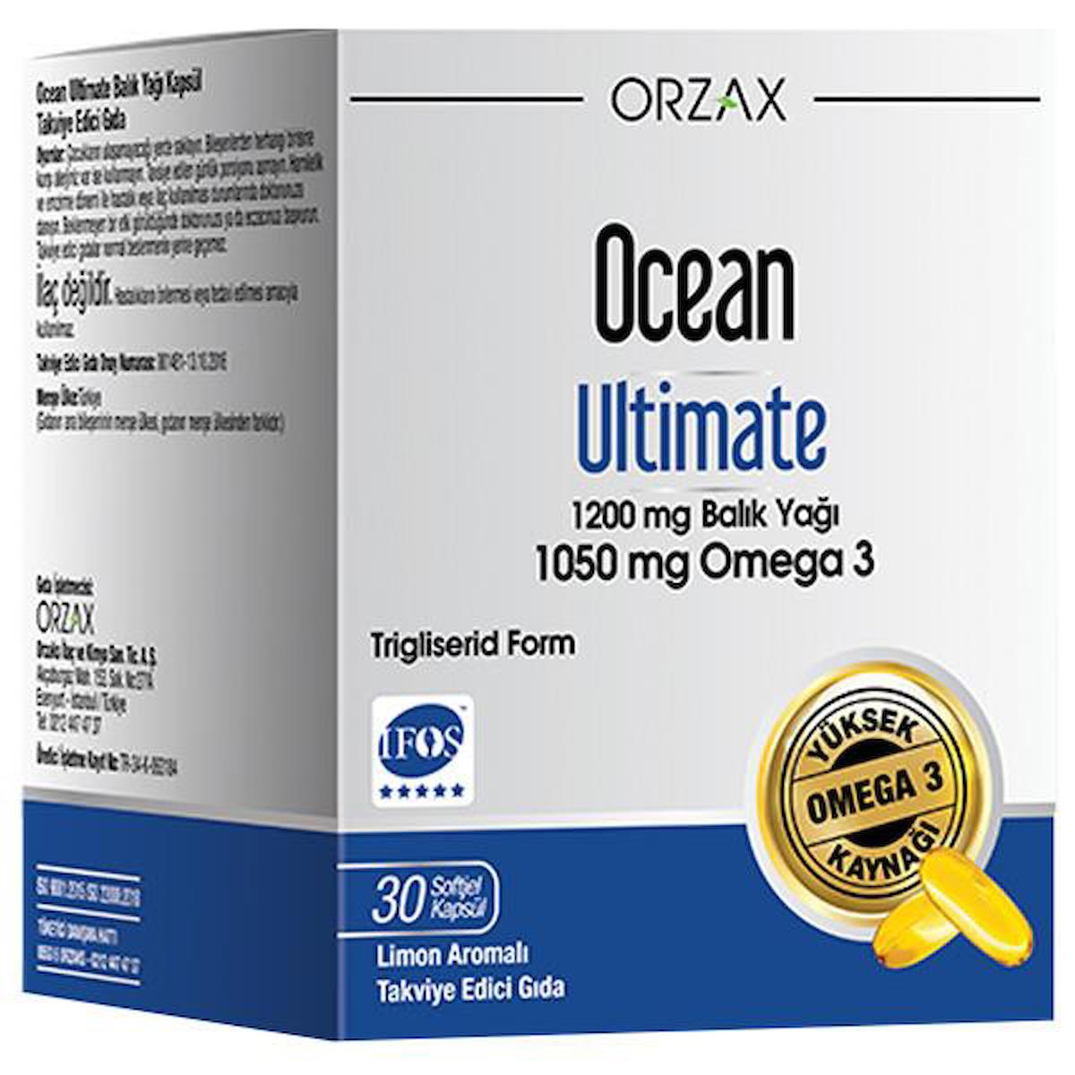 Ocean Ultimate Aromalı Unisex Vitamin 30 Tablet